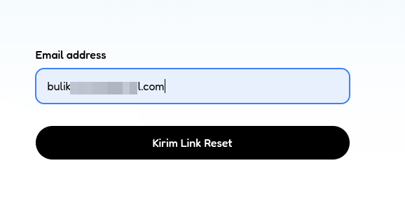 Cara Reset Password Member Area
