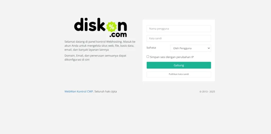Cara Setting SSL Panel Diskon.com