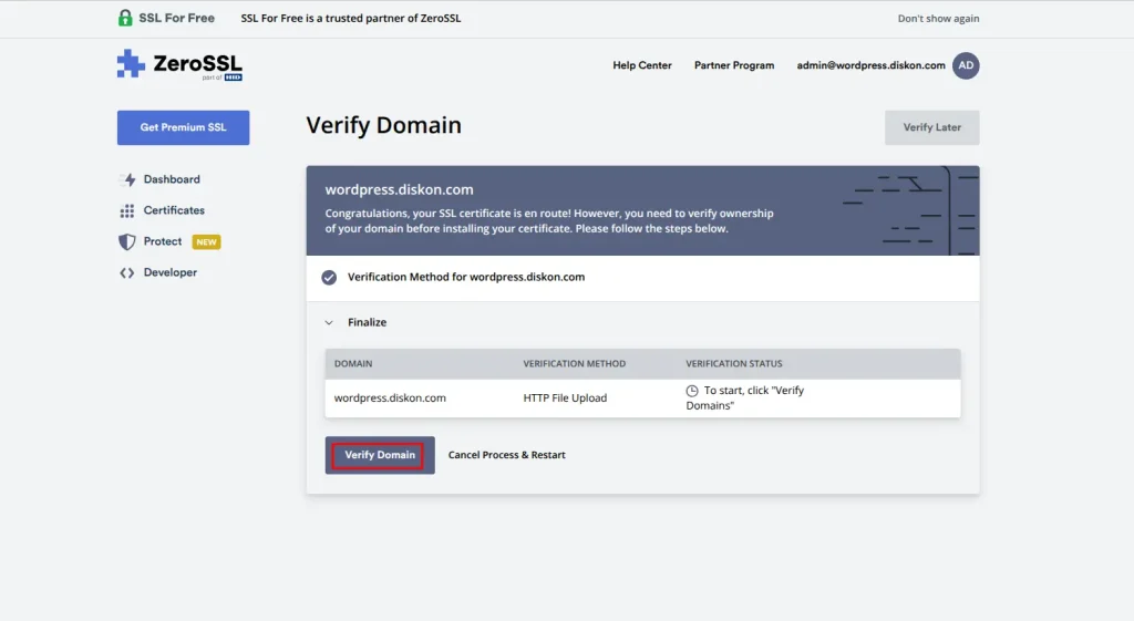 Cara Setting SSL Panel Diskon.com