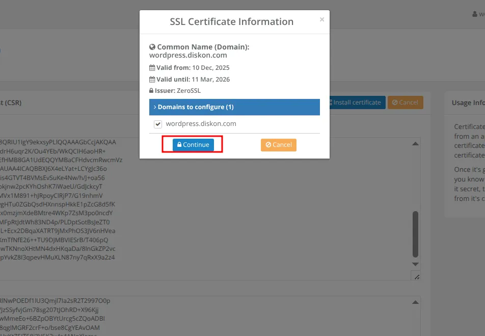 Cara Setting SSL Panel Diskon.com