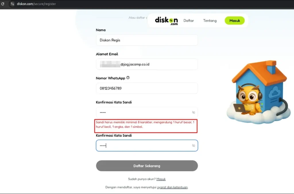 Tutorial Daftar Akun Hosting Gratis Diskon.com