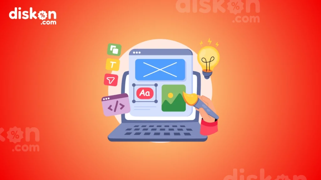 desain website template vs kustom