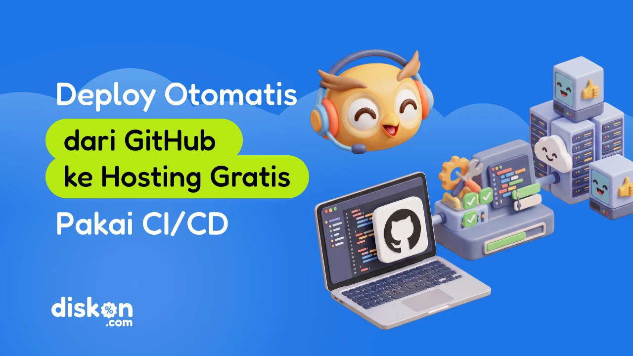 auto-deploy Github ke hosting gratis