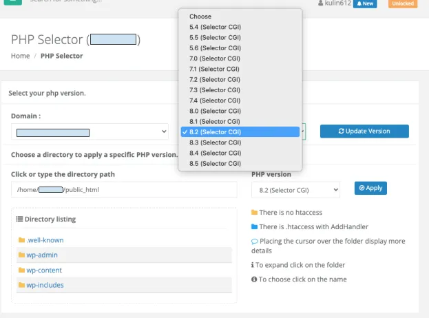 PHP selector adalah